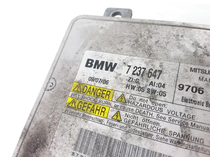 BMW 7 F01 (2008 - 2016) 7237647 Блок розжига ксенона — фото 3