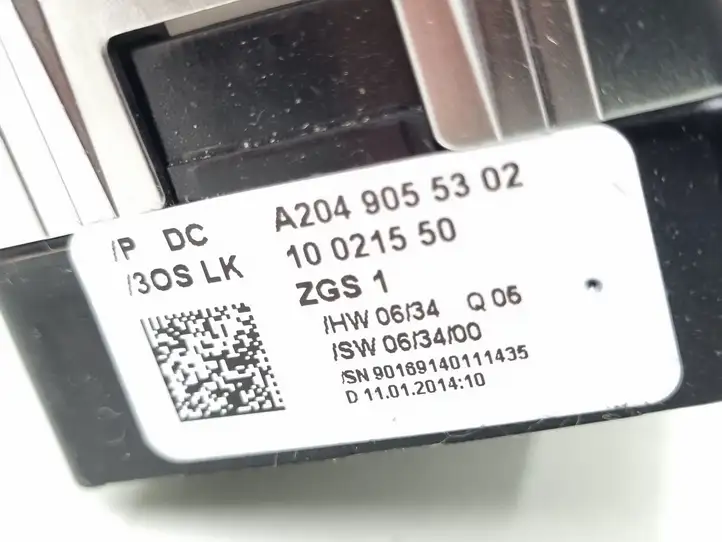 Tesla Model S (2012 - 2016) A2049055302 Кнопка стеклоподъемников — фото 3