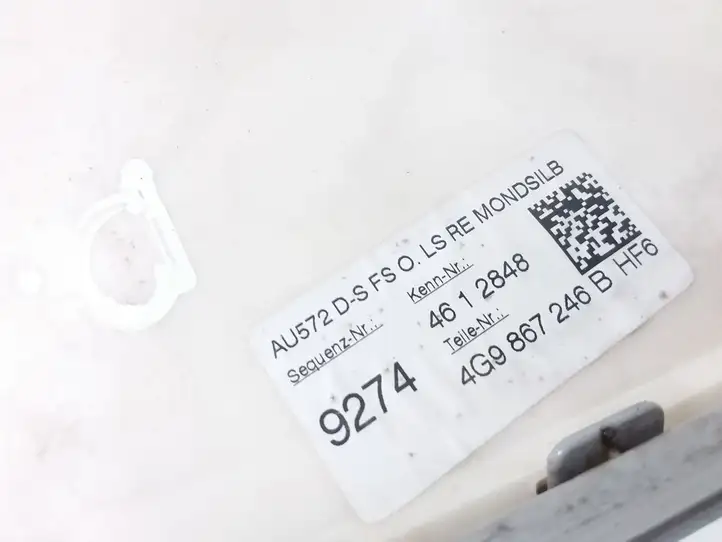 Audi A6 C7 (2011 - 2014) 4G9867246B Верхняя обшивка стойки D — фото 3