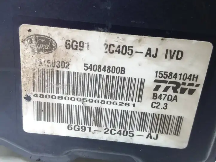 Ford S-MAX (2006 - 2010) 6G912C405AJ ABS блок — фото 3