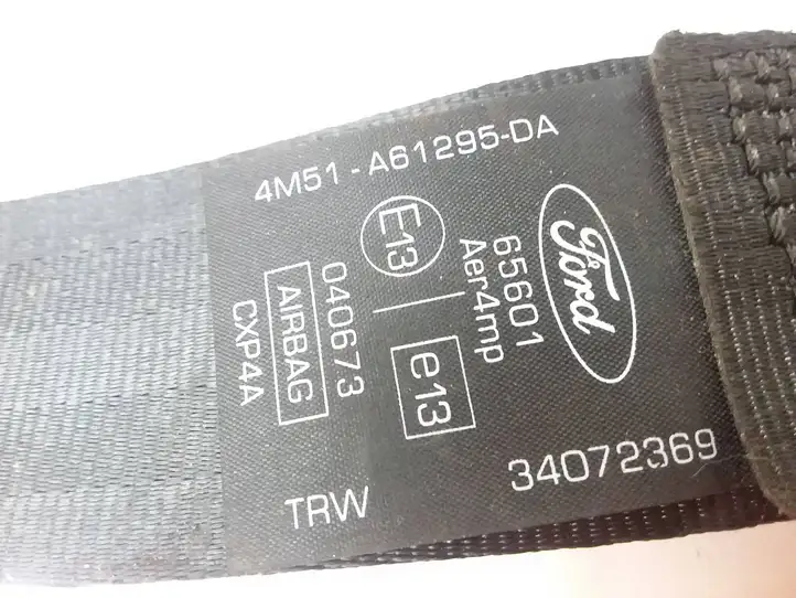 Ford Focus (2011 - 2015) 4M51A61295DA Передний ремень безопасности — фото 3