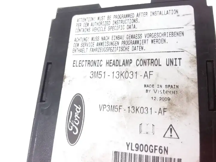 Ford Focus (2011 - 2015) 3M5113K031AF Блок управления светом — фото 4