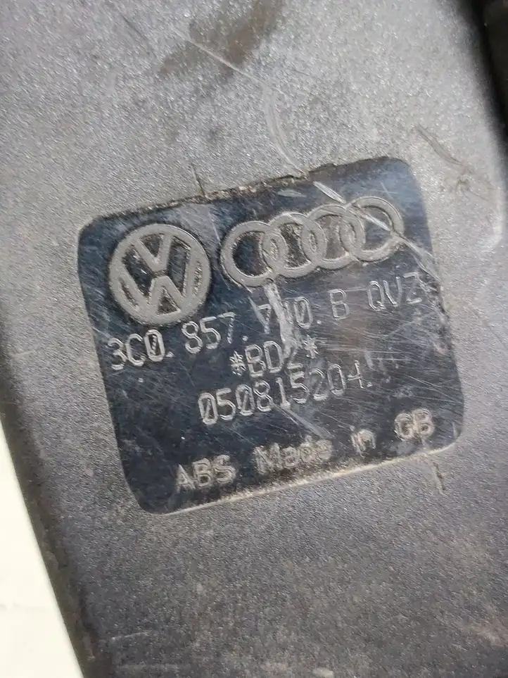 Volkswagen PASSAT B6 (2005 - 2010) 3C0857807H Центральный ремень безопасности — фото 6