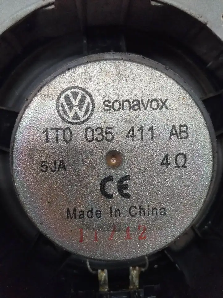 Volkswagen Touran I (2003 - 2010) 1T0035411AB Динамики задних дверей — фото 3