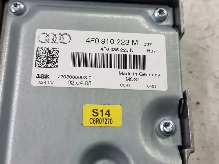 Audi A6 S6 C6 4F (2004 - 2008) 4F0910223M Усилитель звука — фото 4