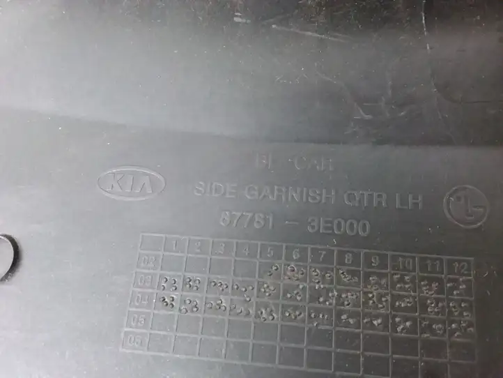 Kia Sorento (2002 - 2006) 877813E000 Задняя колесная арка — фото 3