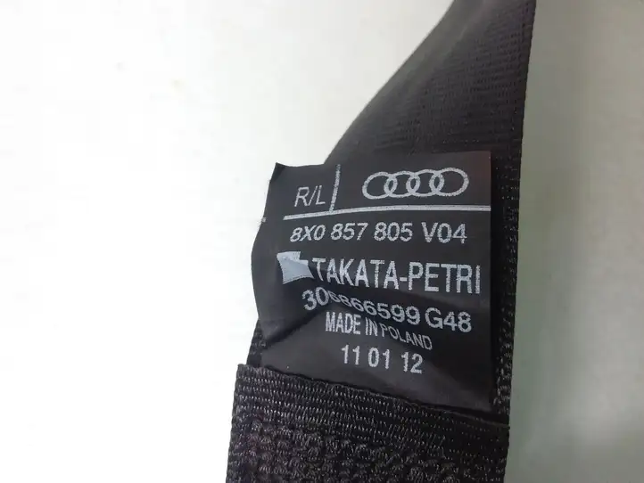Audi A1 (2010 - 2014) 8X0857805 Задний ремень безопасности — фото 3