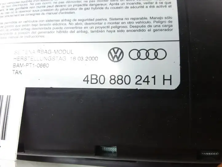 Audi A6 S6 C5 4B (1997 - 2001) 4B0880241H Подушка безопасности сиденья — фото 3