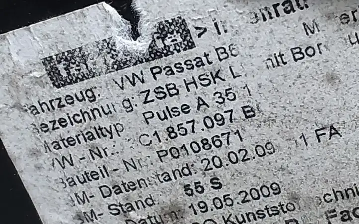 Volkswagen PASSAT B6 (2005 - 2010) 3C1857114 Бардачок в сборе — фото 7