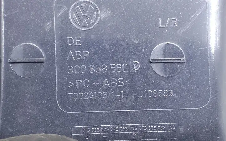 Volkswagen PASSAT B6 (2005 - 2010) 3C0858560D Обшивка рулевой колонки — фото 5