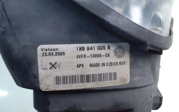 Volkswagen Golf V (2003 - 2009) 1K6941005R Передняя фара — фото 2