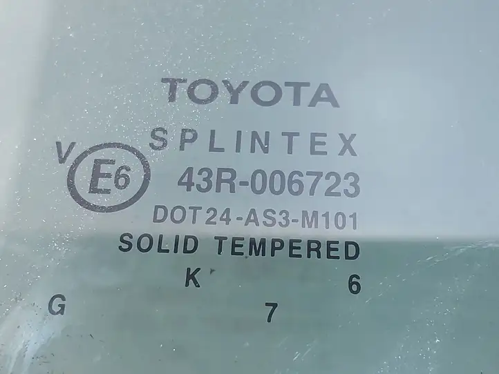 Toyota Avensis T250 (2006 - 2009) AS3 Стекло задней двери — фото 2