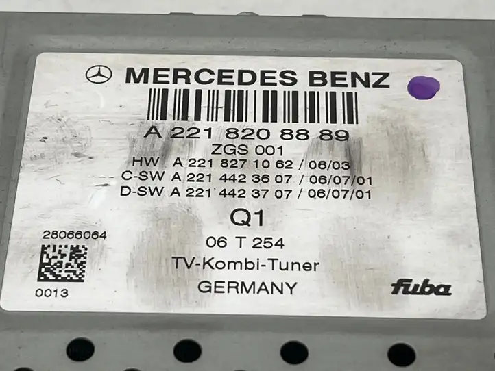 Mercedes-Benz S W221 (2005 - 2013) A2218271062 Усилитель антенны — фото 5