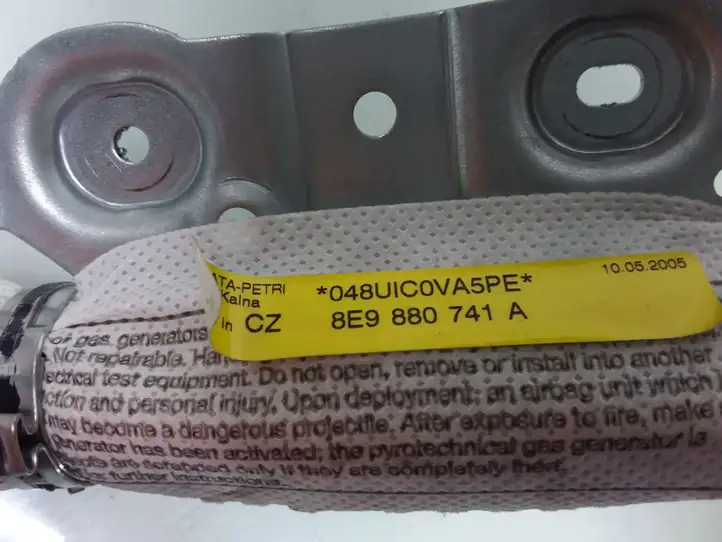 Audi A4 S4 B7 8E 8H (2004 - 2009) 8E9880741A Боковая подушка безопасности шторка — фото 2