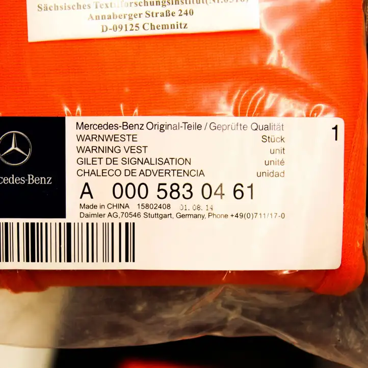 Mercedes-Benz C W205 (2014 - 2021) A0005830461 Звукоизоляция багажника — фото 5