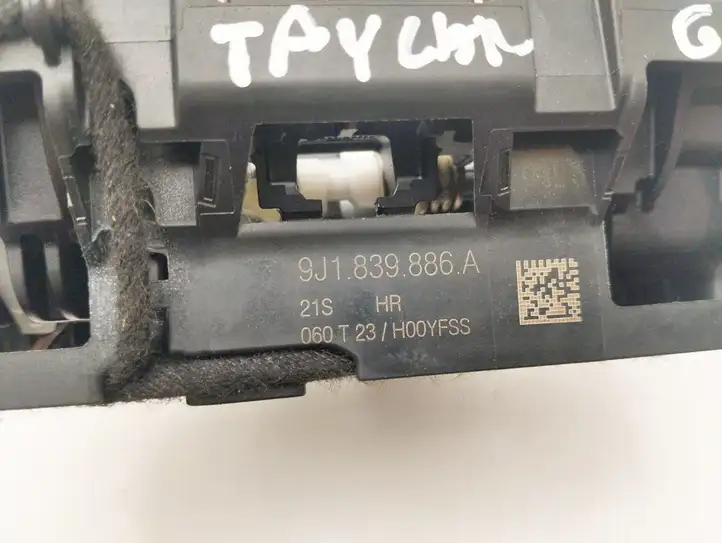 Porsche Taycan 9J1 (2019 - ) 9J1839886A Наружная ручка задней двери — фото 2