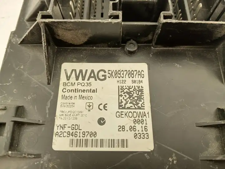 Volkswagen Caddy (2015 - 2020) 5K0937087AG Модуль комфорта — фото 4