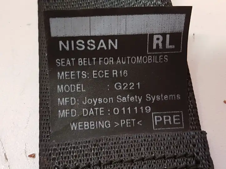 Nissan Navara D23 (2015 - ) 888854KJ0A Задний ремень безопасности — фото 7