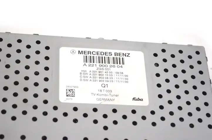 Mercedes-Benz S W221 (2005 - 2013) A2219020903 Модуль управления видео — фото 4