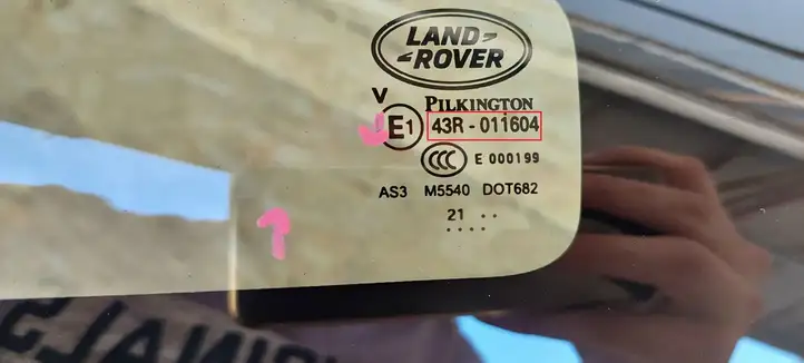Land Rover Defender (2020 - ) 43R011604 Заднее боковое стекло — фото 5