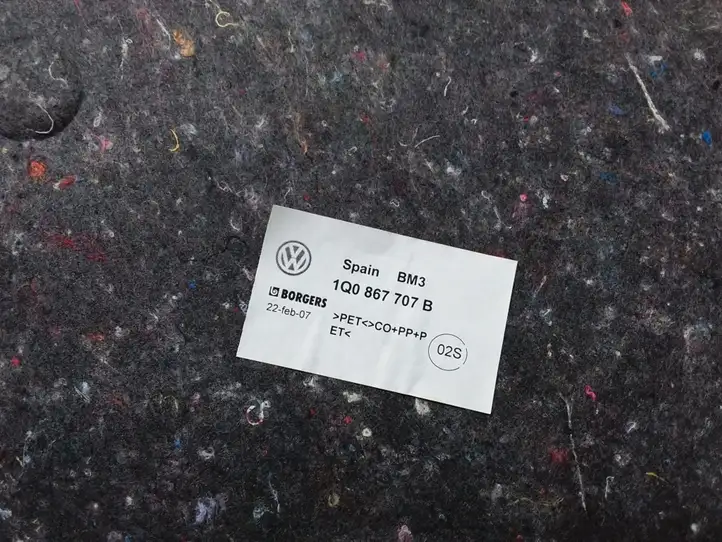 Volkswagen Eos (2006 - 2010) 1Q0867707B Прочая отделка багажника — фото 3