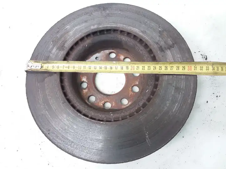 Volkswagen Eos (2006 - 2010) Тормозной диск передний — фото 3