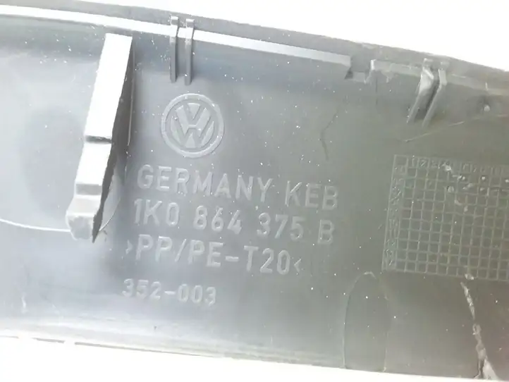 Volkswagen Eos (2006 - 2010) 1K0864375B Другая деталь консоли (туннеля) — фото 4