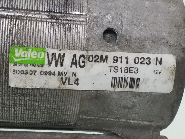 Volkswagen PASSAT B6 (2005 - 2010) 02M911023N Стартер — фото 3