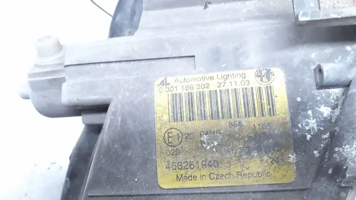 Alfa Romeo 147 (2000 - 2004) 0301186202 Передняя фара — фото 3