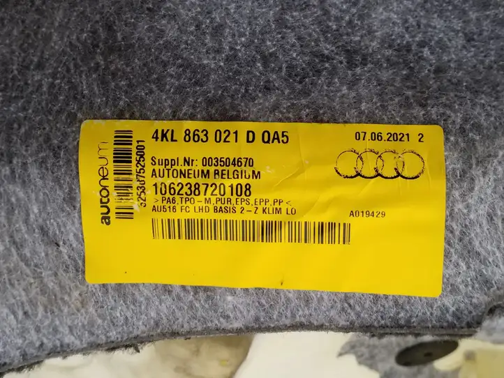 Audi e-tron (2018 - ) 4KL863021D Ковролин салона — фото 4
