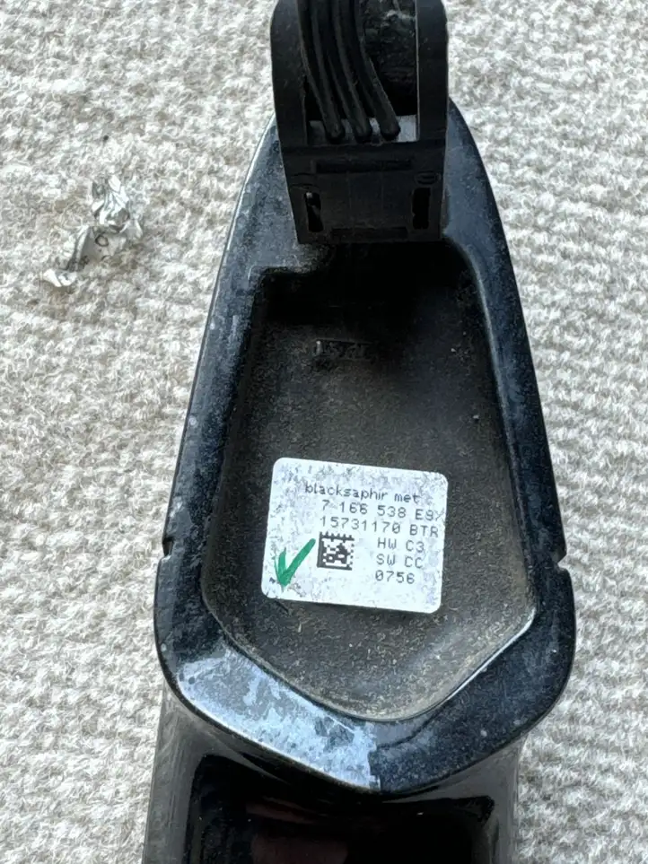 BMW 3 E90 E91 (2005 - 2012) 7166538 Внутренняя ручка двери — фото 3