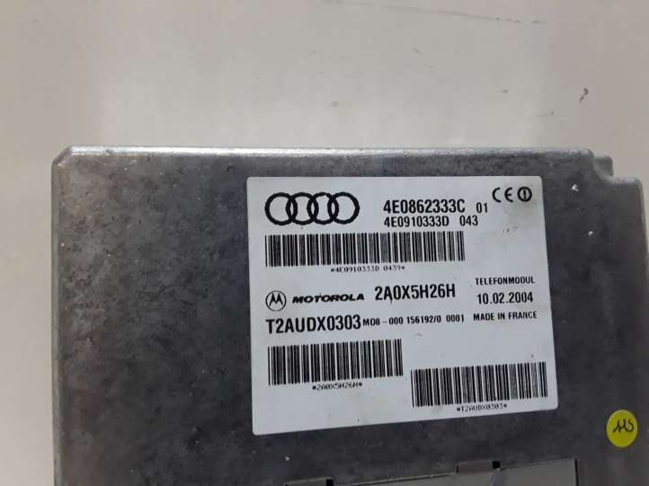 4E0862333C Audi A8 S8 D3 4E Kiti valdymo blokai/ moduliai