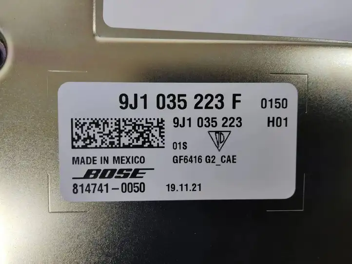 Porsche Taycan 9J1 (2019 - ) 9J1035223F Усилитель звука — фото 6