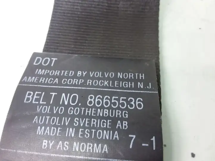 Volvo V50 (2004 - 2008) 8665536 Задний ремень безопасности — фото 3