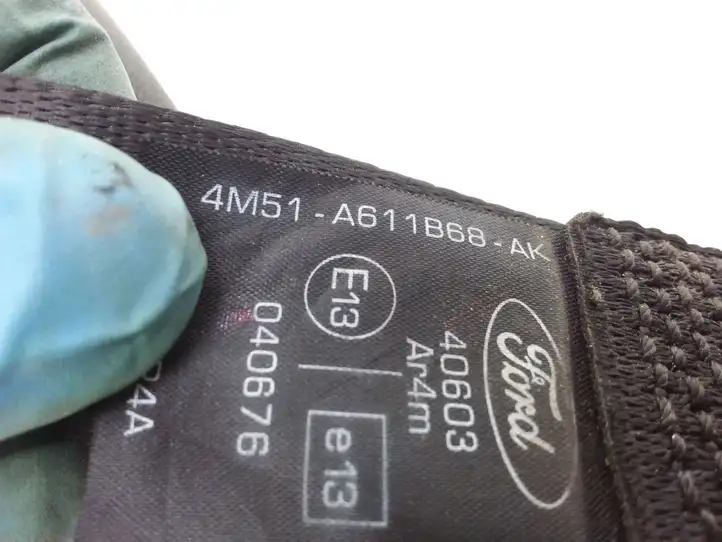 Ford Focus (2008 - 2011) 4M51A611B68AK Задний ремень безопасности — фото 3