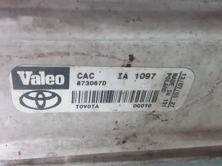 Toyota Avensis T250 (2003 - 2006) 873067D Интеркулер — фото 3