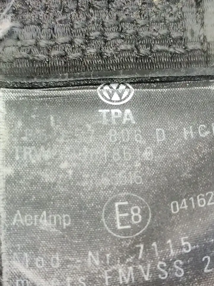 Volkswagen PASSAT B5.5 (2001 - 2005) 193857737 Задний ремень безопасности — фото 5