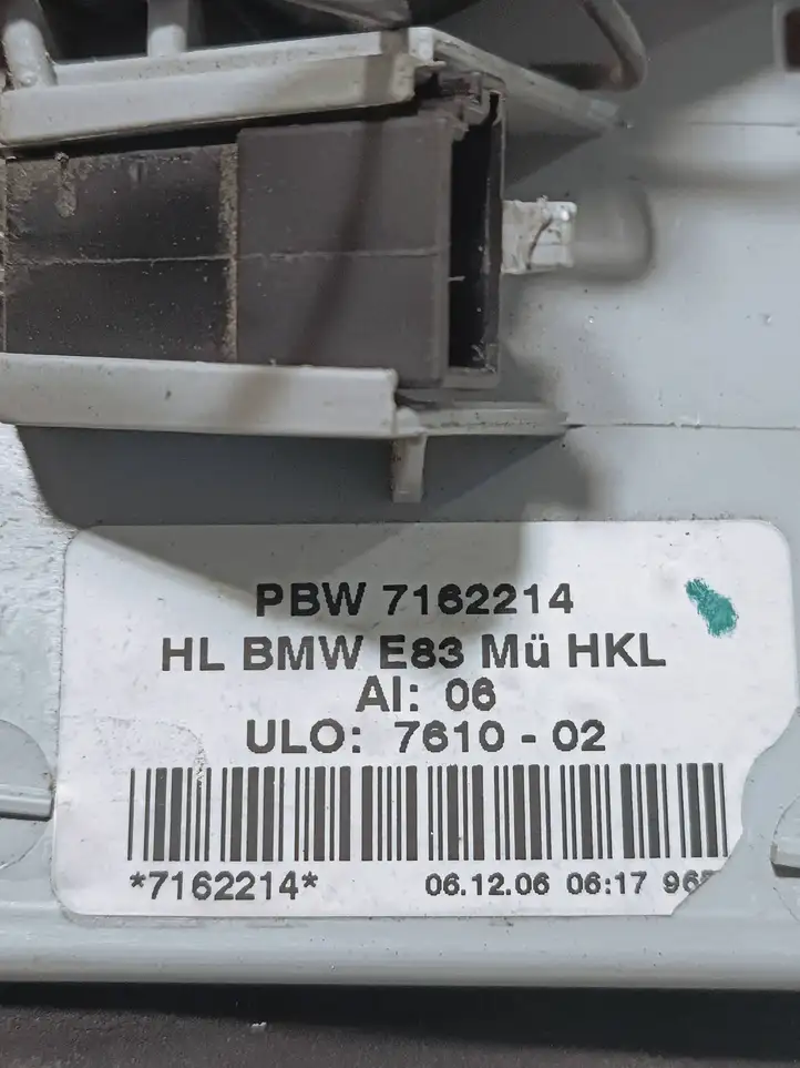 BMW X3 E83 (2003 - 2010) 7162214 Задний фонарь в крышке багажника — фото 4