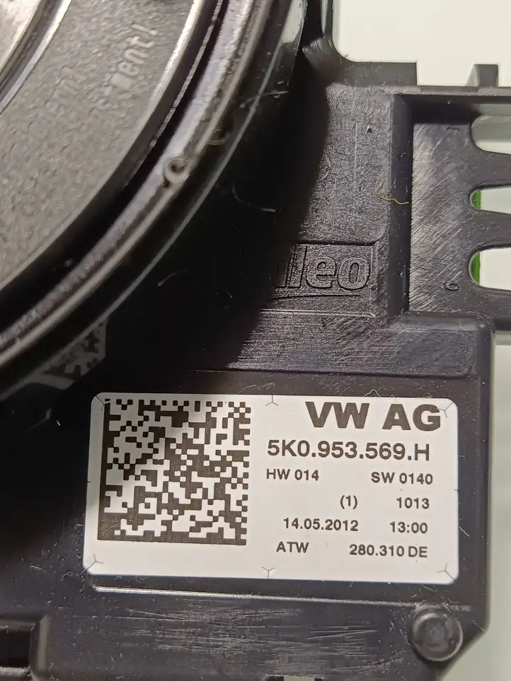 Audi A1 (2010 - 2014) 5K0953569H Контактное кольцо SRS — фото 4
