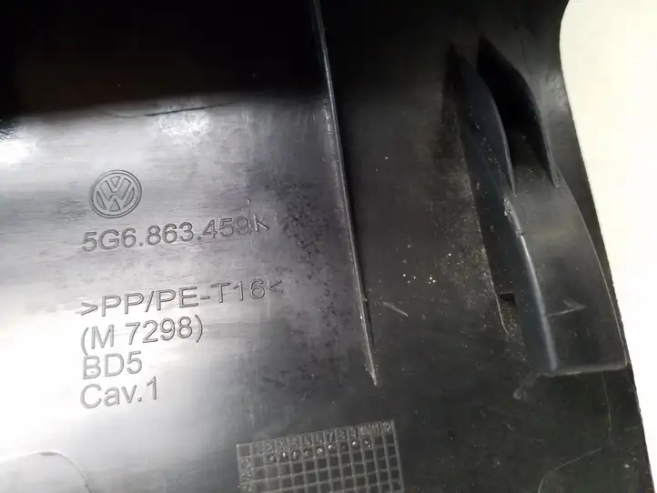 Volkswagen Golf VII (2013 - 2019) 5G6863459K Отделка порога багажника — фото 2