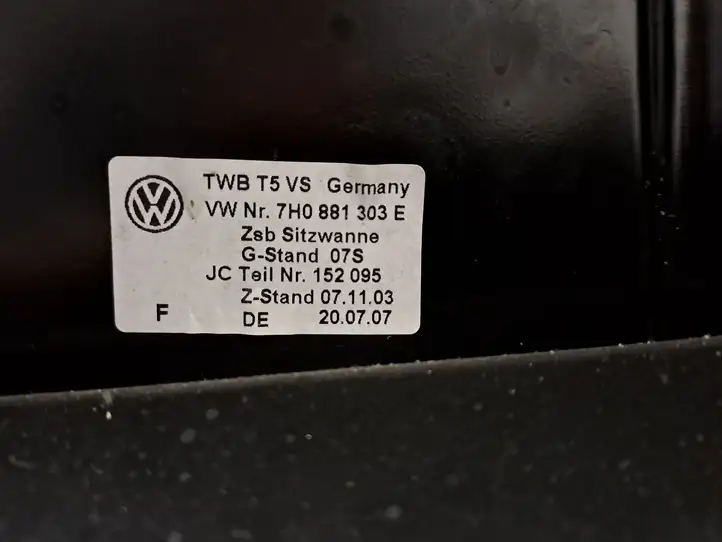 Volkswagen Transporter - Caravelle T5 (2003 - 2009) 7H0881303E Переднее сиденье водителя — фото 12