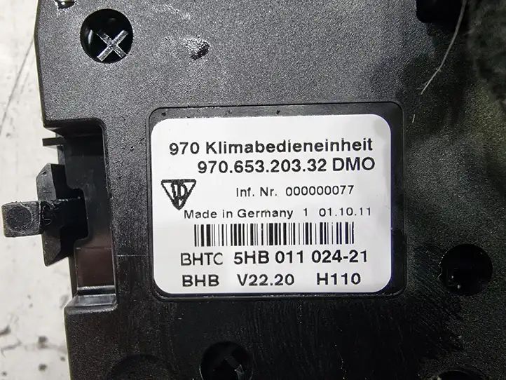 Porsche Panamera (970) (2009 - 2013) 97065320332 Блок кнопок на панели — фото 5
