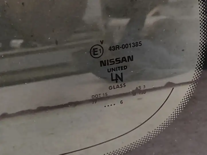 Nissan Pathfinder R51 (2005 - 2012) 43R001385 Заднее боковое стекло — фото 2