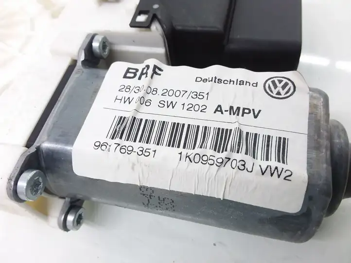 Volkswagen Touran I (2003 - 2010) 1K0959703J Стеклоподъемник задней двери — фото 4