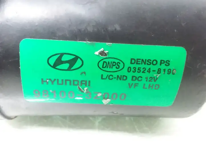 Hyundai i40 (2011 - ) 981003Z000 Двигатель стеклоочистителей — фото 3