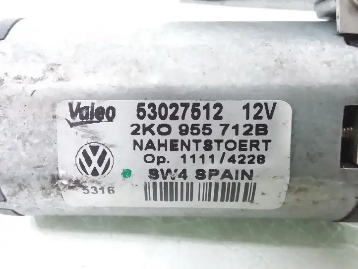 Volkswagen Caddy (2004 - 2010) 2K0955712B Двигатель стеклоочистителя заднего стекла — фото 3
