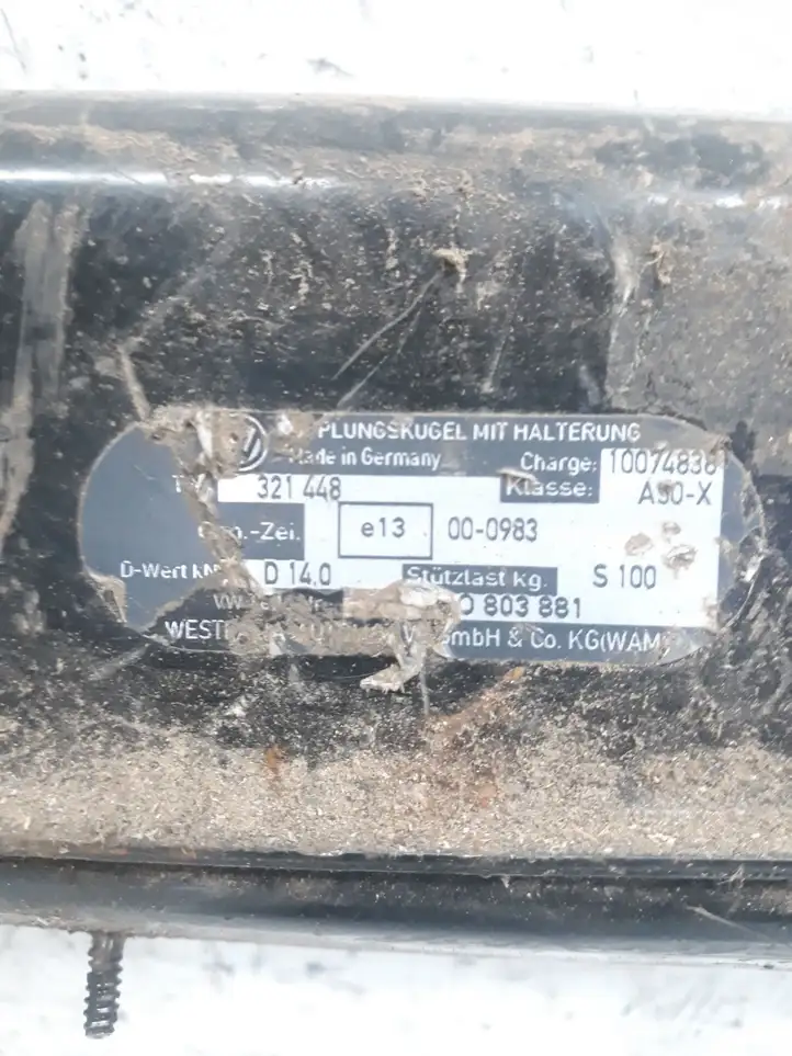 Volkswagen Transporter - Caravelle T5 (2003 - 2009) 7H0803881 Комплект буксировочного крюка — фото 7