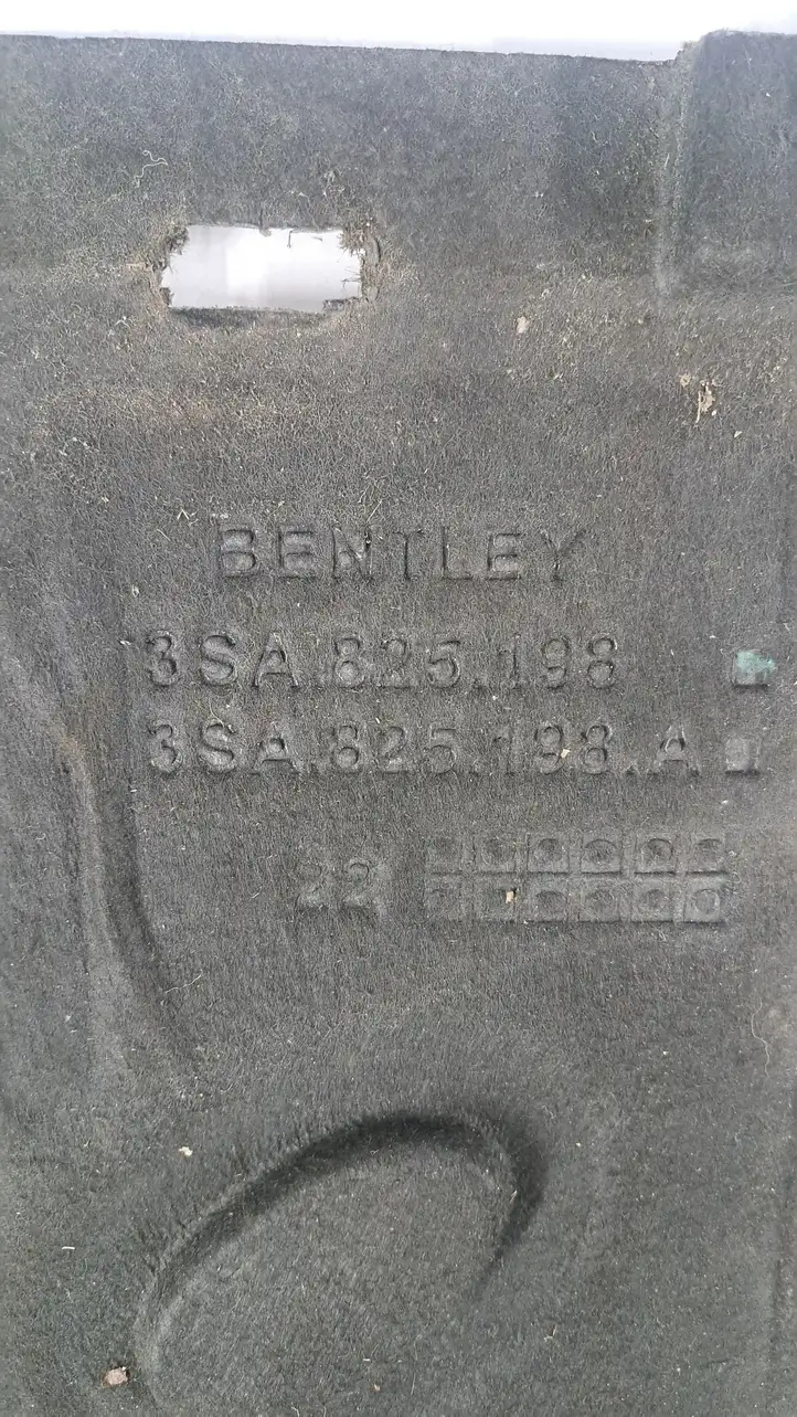 Bentley Continental (2017 - ) Боковая защита днища — фото 3