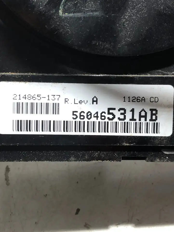 Dodge Caliber (2006 - 2012) 56046531AB Контактное кольцо SRS — фото 3