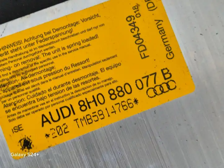 Audi A4 S4 B7 8E 8H (2004 - 2009) 8H0880077B Система защиты от опрокидывания — фото 3